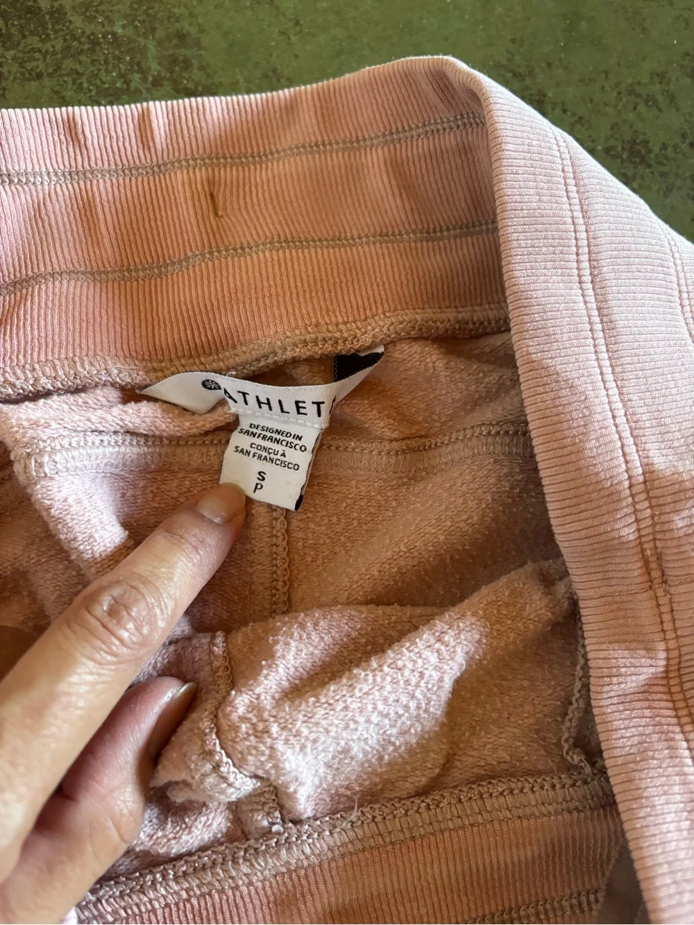 Athleta Pink Jogger Sweat Matching Set